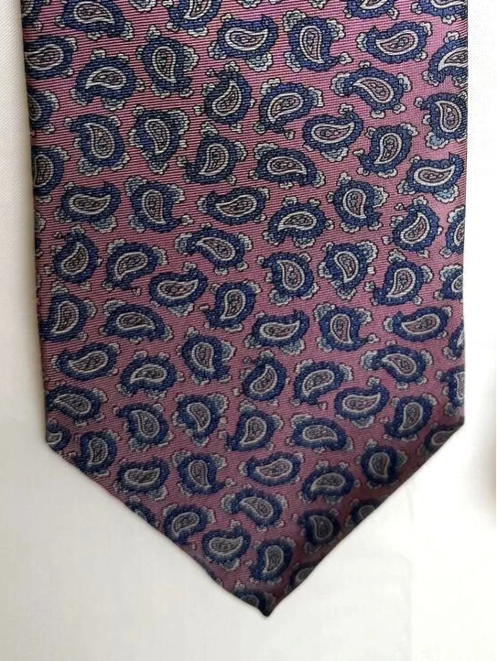 90s Oscar de la Renta Couture Collection Silk Tie Made in USA